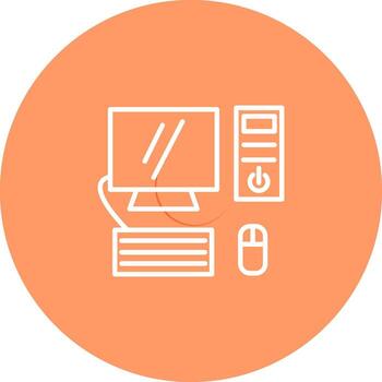 Computer Vector Icon