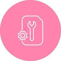 Document Setting Vector Icon