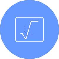 Square Root Vector Icon