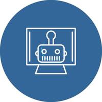 Artificial Bot Vector Icon