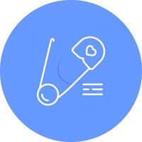 Safety Pin Vector Icon