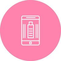 Mobile Battery Vector Icon