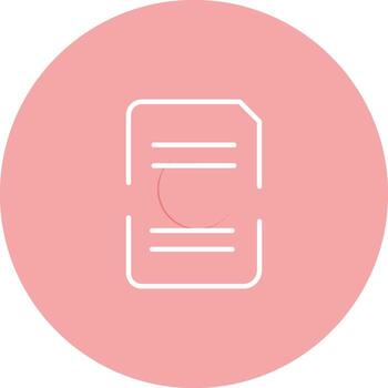 Split Document Vector Icon