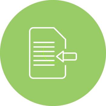 Import Document Vector Icon