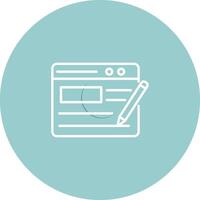 Blogging Service Vector Icon