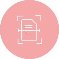 Scanning Document Vector Icon