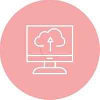 Cloud Backup Vector Icon