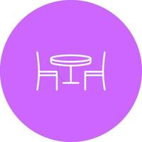 Dining Table I Vector Icon