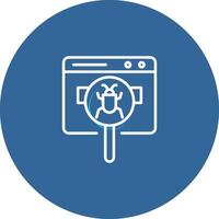 Web Bug Vector Icon