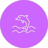 Dolphin Vector Icon