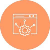 Web Setting Vector Icon