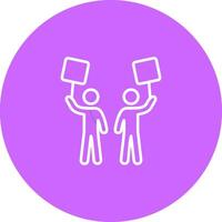Demonstrator Vector Icon