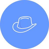 icono de vector de sombrero