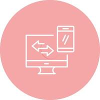 Data Synchronization Vector Icon