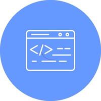 Web Coding Vector Icon