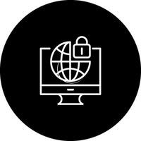 Internet Security Vector Icon