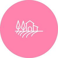 Farm House Vector Icon