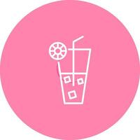 Rainbow Drink Vector Icon