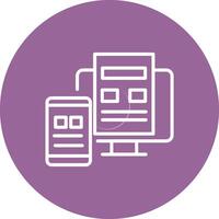 Adaptive Layout Vector Icon