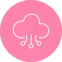 Cloud Computing Vector Icon