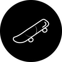 icono de vector de patineta