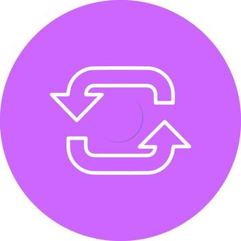 icono de vector de bucle