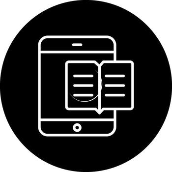 icono de vector de tableta