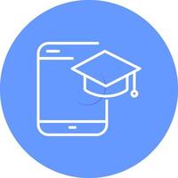 Digital Learning Vector Icon