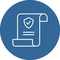 Insurance Policy Vector Icon