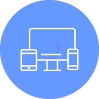 icono de vector sensible