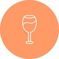 icono de vector de copa de vino