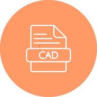 icono de vector de cad