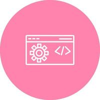código mejoramiento vector icono