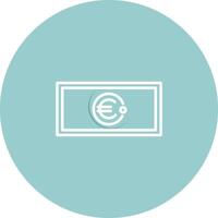 icono de vector de euro