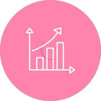 Rising Statistics Vector Icon