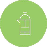 French Press Vector Icon