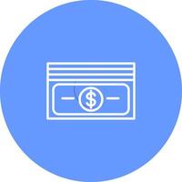 paquete de icono de vector de billetes