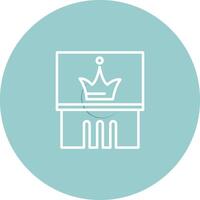 Crown Exhibit Vector Icon