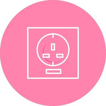 icono de vector de enchufe