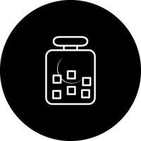 Sugar Bottle Vector Icon