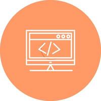 HTML Coding Vector Icon