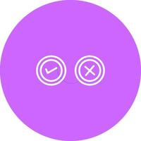 Yes No Option Vector Icon