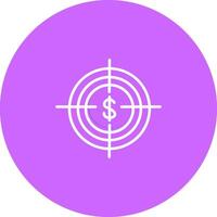 Economic Target Vector Icon
