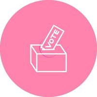 Giving Vote Vector Icon