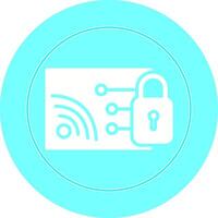 Protected WiFi Vector Icon