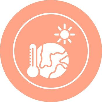 icono de vector de temperatura