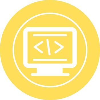 icono de vector de codificación