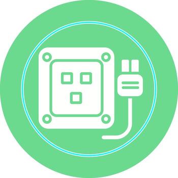 icono de vector de enchufe