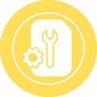 Document Setting Vector Icon
