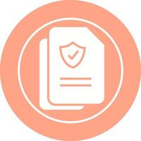 Document Protection Vector Icon